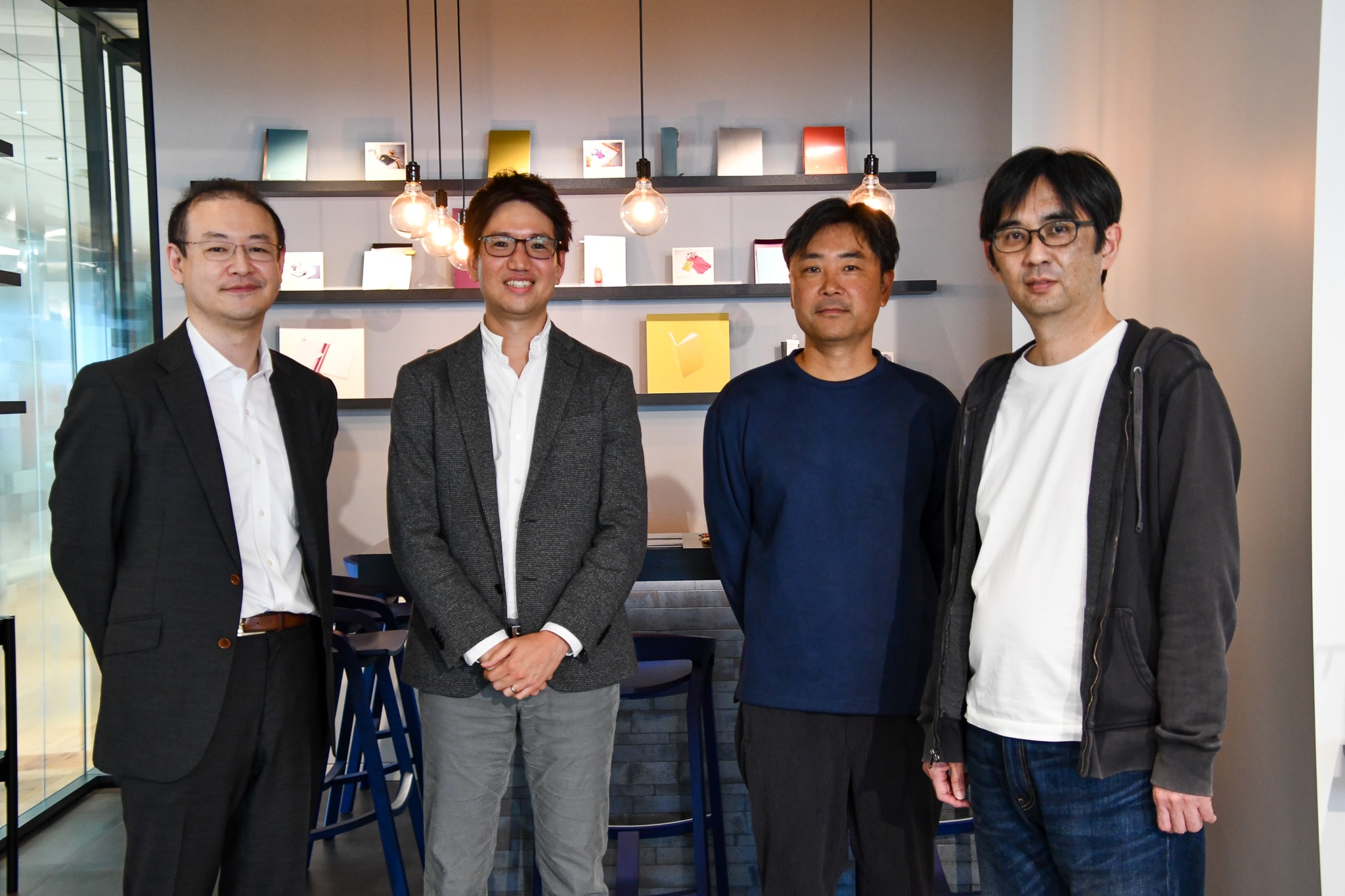 写真：左から　土屋さん　弊社林　小野さん　下地さん